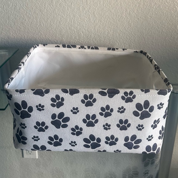 Other - Linen basket for dog’s accessories, 16” by 14”-used, good condition